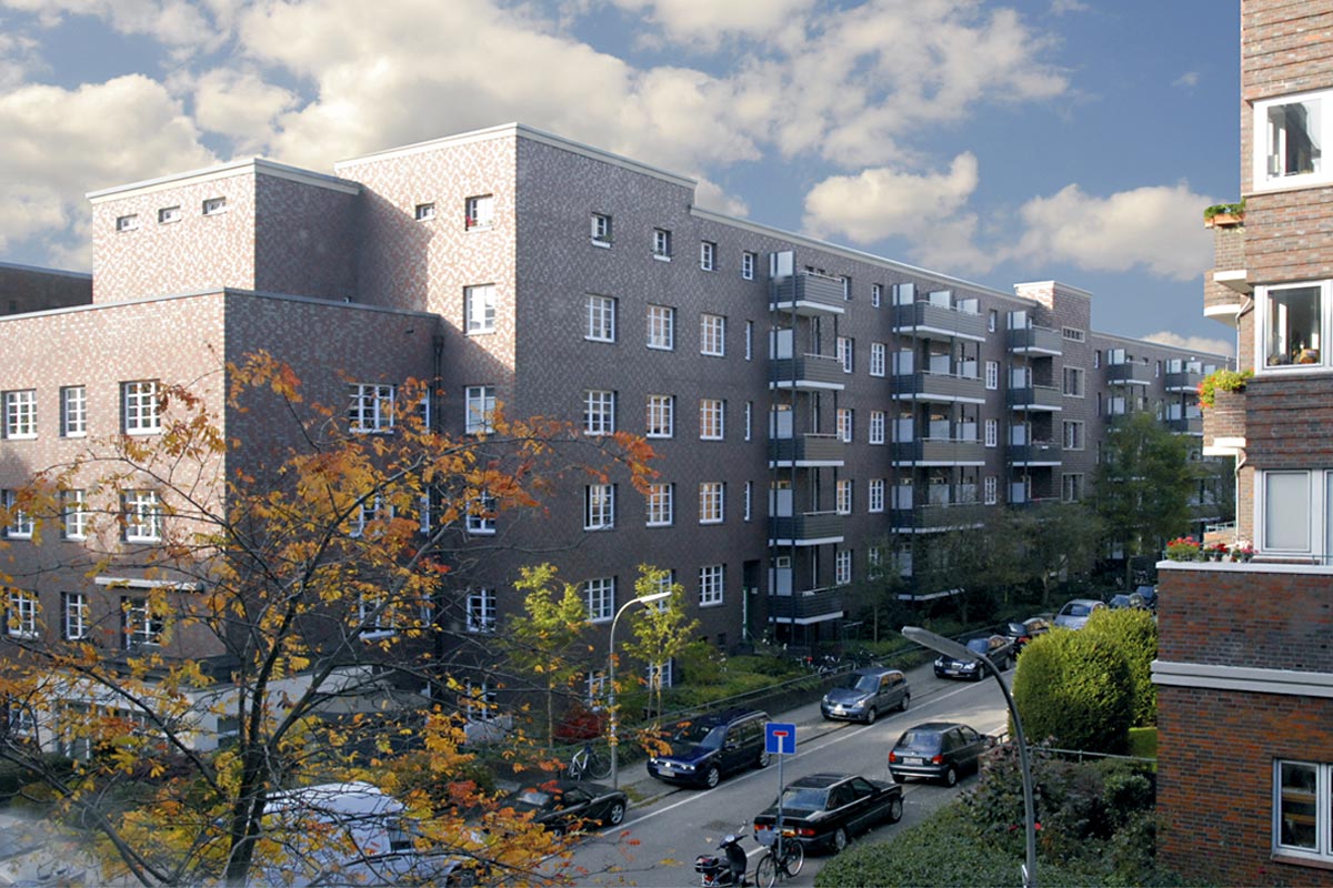 Referenz Erstellung der Wärmedämmung an Fassade in Hamburg